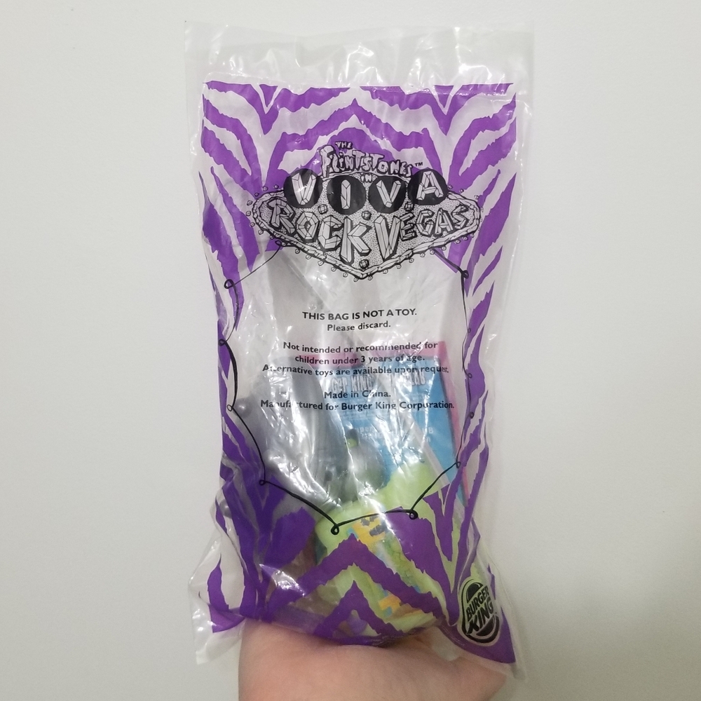 NWOT NIB 2000 Flintstones Viva Rock Vegas alien toy